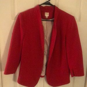Red blazer jacket
